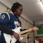Joe Barksdale of the St Louis Rams at KIPP Inspire Academy
