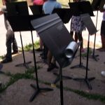 Music stand painting project with Orchestrating Diversity